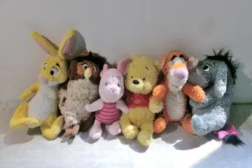 곰돌이 푸 봉제 인형 세트 우루 토끼 티거 이요르