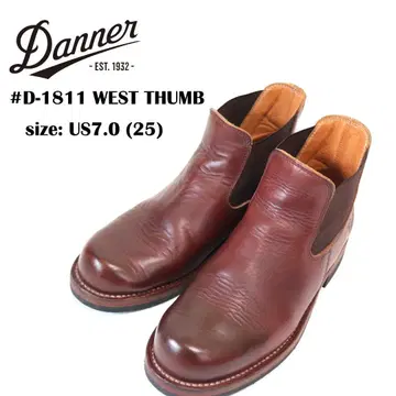 [ 인기 ] DANNER 다너 웨스트섬 사이드 고어 부츠 브라운 25