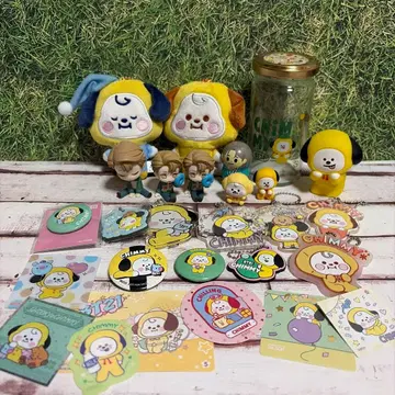 BT21 CHIMMY 봉제 인형 마스코트 굿즈 세트
