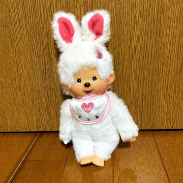 몬치치 토끼 귀 봉제 인형 세키구치