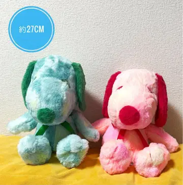 PEANUTS 스누피 마프루 봉제 인형 2체 세트 약 27cm
