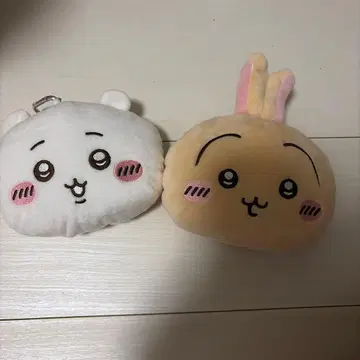 치이카와 봉제 인형 패스 케이스 파우치 토끼