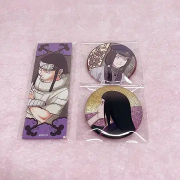 NARUTO 히나타 네지 캔뱃지 묶음 판매