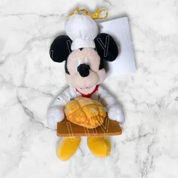 미키 봉제 인형 키링 키체인 MICKEY'S BAKERY
