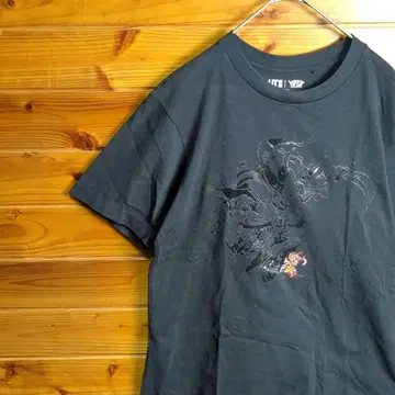 파이널 판타지 FF 블랙 반팔 티셔츠 고블린 UNIQLO 유니클로