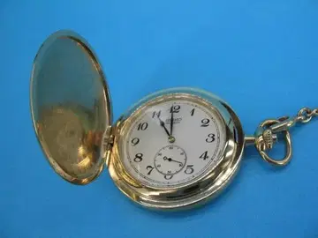 SEIKO 세이코 증 내각총리대신 쿼츠 회중시계 [ 작동품 새 배터리 ]