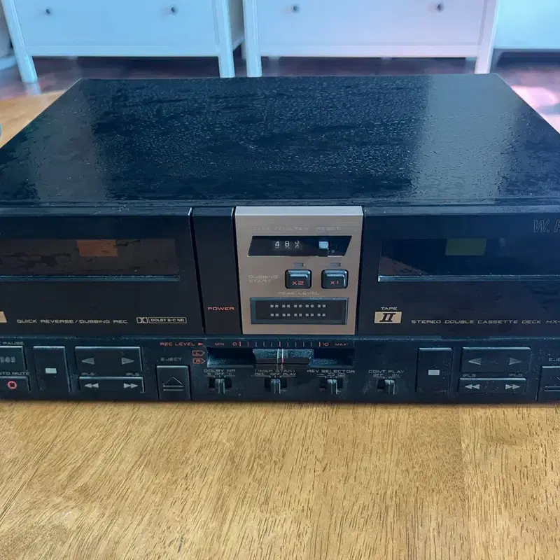 아카이 스테레오 더블 카세트 데크 HX-M515W