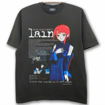serial experiments lain PS 페르소나 T셔츠 레인
