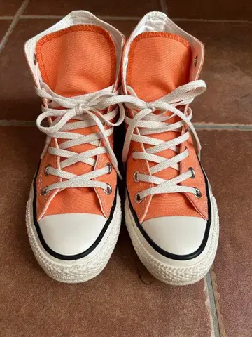 컨버스 올스타 하이컷 오렌지 23cm
