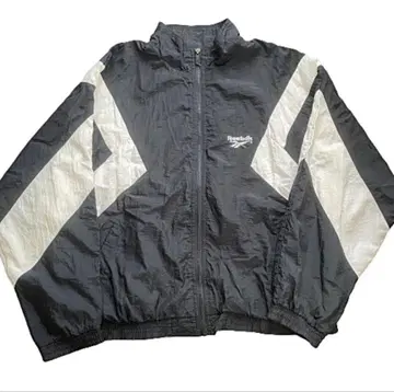 [ used ] Reebok 나일론 자켓 로고 자수 원 포인트