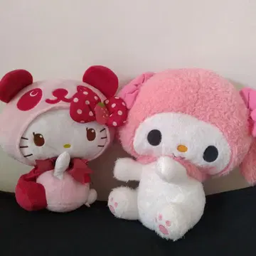 [ 한정판 판매 ] 헬로키티 마이멜로디 BIg 봉제 인형