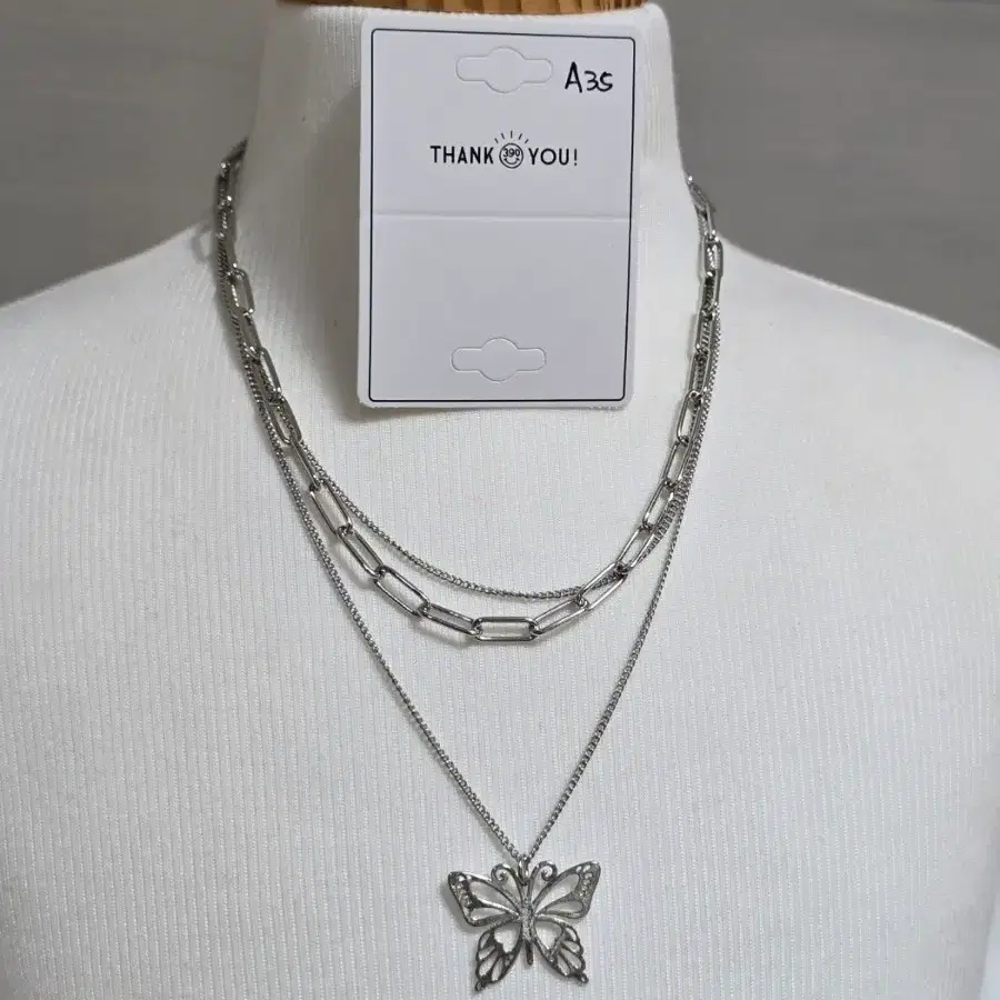 Needles Papillon Butterfly Necklace Silver | Bunjang Global