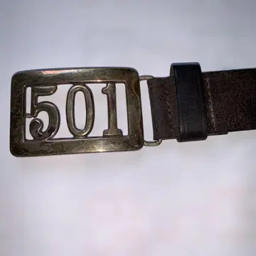 리바이스 501 벨트 천연 가죽 캐나다제