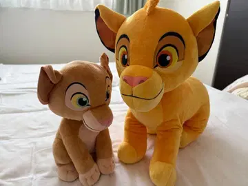 [ Disney ] 라이온킹 심바 나라 봉제 인형 2체 세트