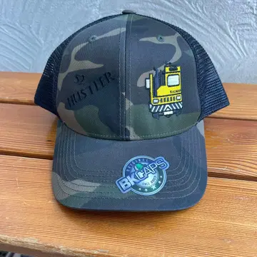 BK CAPS 52 HUSTLER 카모플라주 메쉬 캡