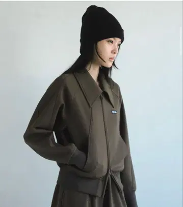 foufou 트랙 캔디 재킷 카키