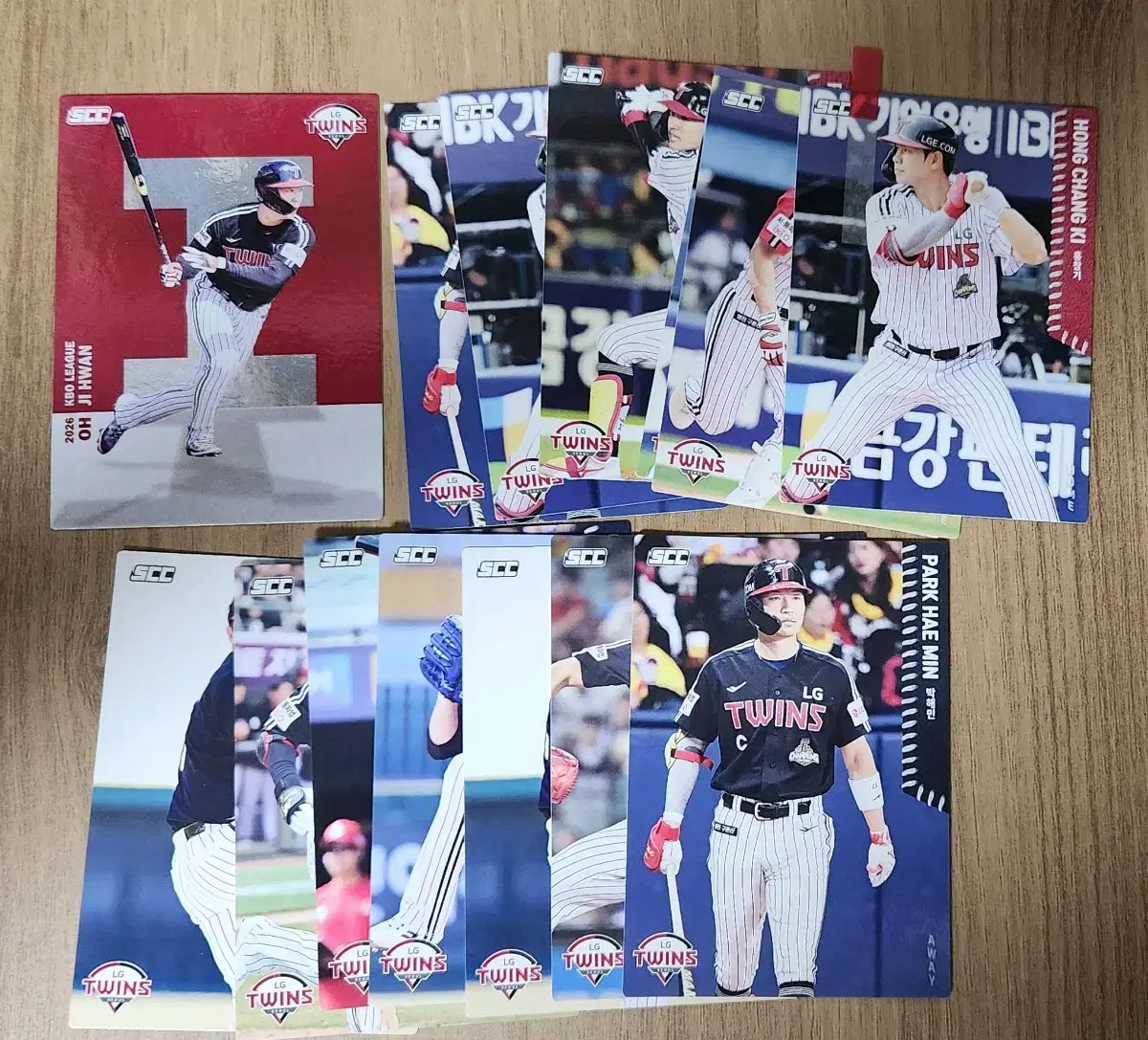 2026 KBO 카드 LG 트윈스 일괄 (오지환 알파벳)
