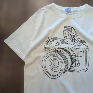 00년대 NIKON 니콘 카메라 기업 T셔츠 프로모션 레어