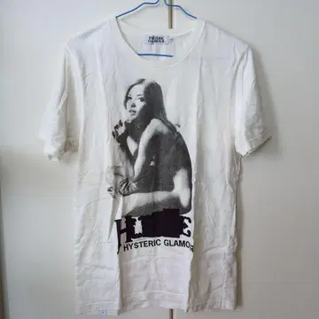 HYSTERIC GLAMOUR 포토 프린트 티셔츠 화이트 M