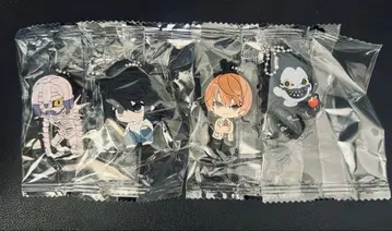 DEATH NOTE 러버 키링 4종 세트
