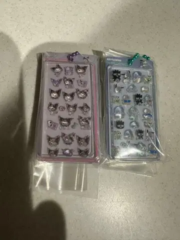 산리오 캡슐 토이 스티커 2종 세트 본드 로 참