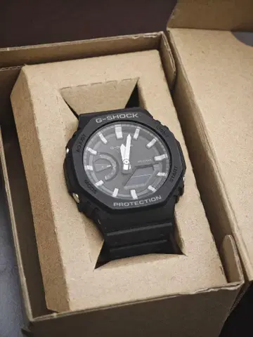 CASIO G-SHOCK 아날로그-디지털 손목시계 GA-2100-1