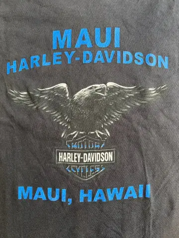 Harley-Davidson 티셔츠 마우이 하와이 M 사이즈 빈티지