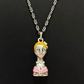 ANNA SUI 인형 모티브 목걸이 앤티크풍
