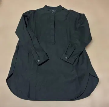 무인양품 MUJI 신장면 이중직 튜닉 XS~S 블랙