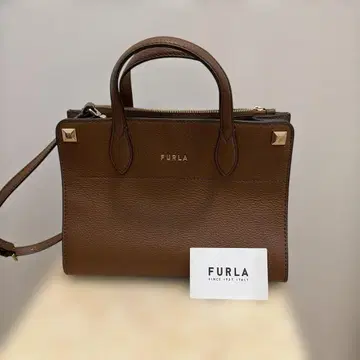 새상품급 FURLA 2way 숄더백 브라운 가죽