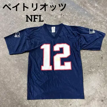 NFL TEAM APPAREL 페이트리어츠 #12 게임 셔츠 L 상당