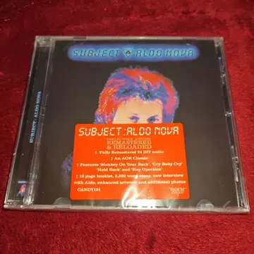 새상품 Aldo Nova / Subject 리마스터 CD