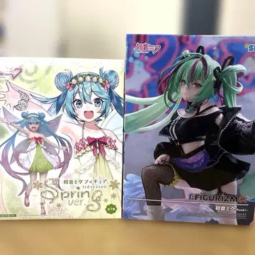 하츠네 미쿠 피규어 2종 세트 Spring ver. & Punk!