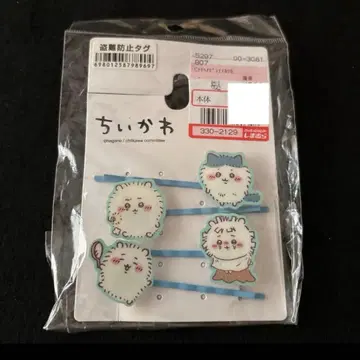 치이카와 (먼작귀) 하치와레 시마무라 헤어핀 참 포함 헤어핀 4개 세트