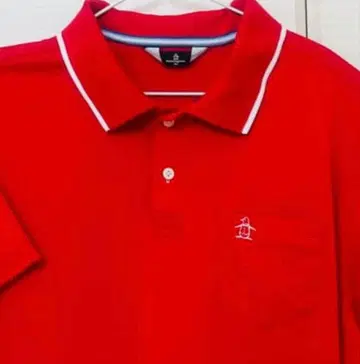 Munsingwear 피케 셔츠 레드 3L 골프웨어