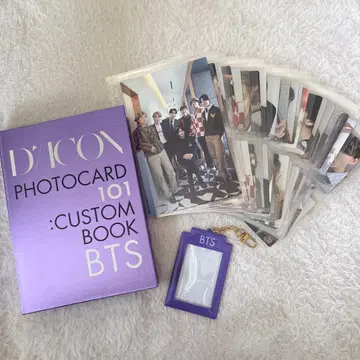 BTS D'ICON PHOTOCARD 101 CUSTOM BOOK