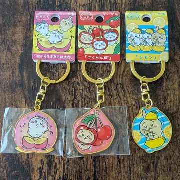 치이카와 지역 한정 키링 3종 세트 오카야마 야마가타 세토우치