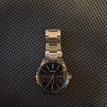 SEIKO 솔라 손목시계 본체 블랙
