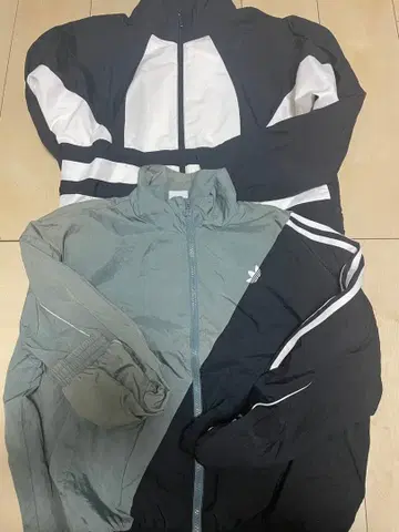 adidas 바람막이 점퍼 로고