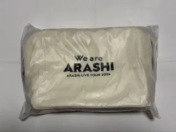 아라시 We are ARASHI 공식 굿즈 파우치 미개봉 새상품