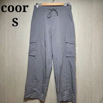 coor 여성용 카고 팬츠 S 카키 레이온 나일론 한국
