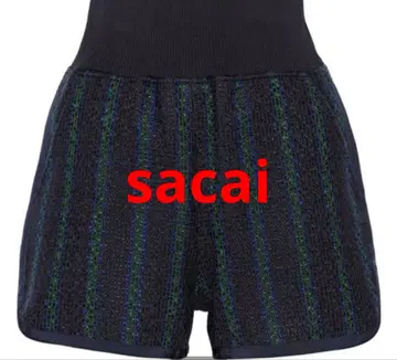 sacai 사카이 코튼 트위드 숏팬츠
