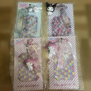 새상품 산리오 마이멜로디 쿠로미 시나몬 커스텀 키링 세트