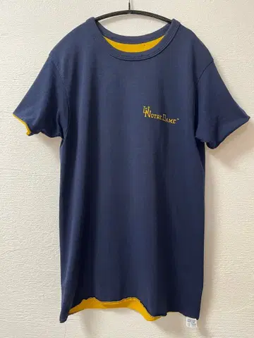80's Champion Notre Dame 리버서블 티셔츠 M