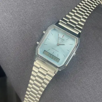 CASIO AQ-230A-2A1 아이스 블루 손목시계 카시오