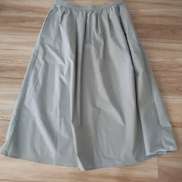 UNIQLO 볼륨 롱 스커트 51 Green XXL