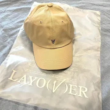 BTS V 테테 태현 LAYOVER CAP 모자 beige