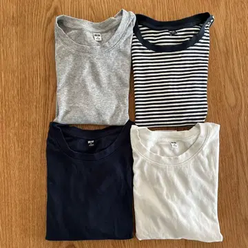 UNIQLO 미니 T셔츠 4장 세트 M 사이즈