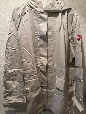 C.E CAV EMPT 후디드 자켓 베이지 M 사이즈