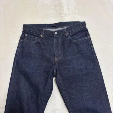 셀비지 적미 데님 팬츠 청바지 카이하라 다크 네이비 유니클로 31